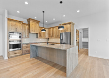 New construction custom home in Douglas, NE with a custom kitchen