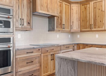 New construction custom home in Douglas, NE with a custom kitchen