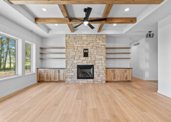 New construction custom home in Douglas, NE with a custom kitchen